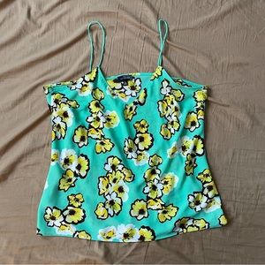 Express Green, flowered tank top
